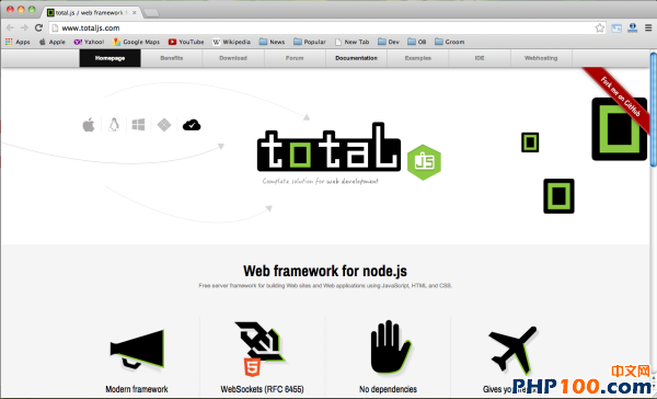 Node.js web framework - totaljs