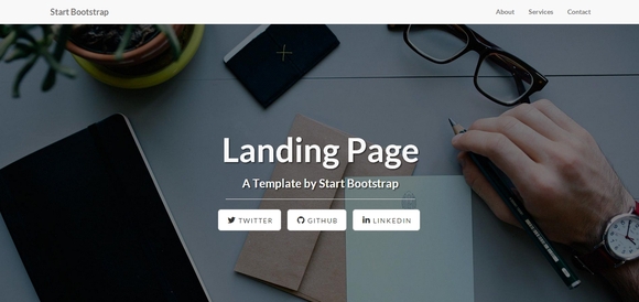 Landing Page - Best Free Bootstrap Templates 2014