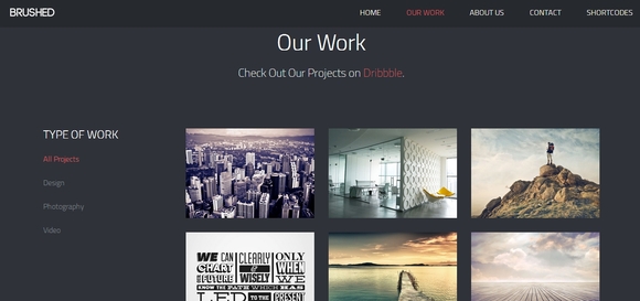 Brushed - Best Free Bootstrap Templates 2014