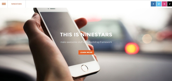Ninestars - Best Free Bootstrap Templates 2014
