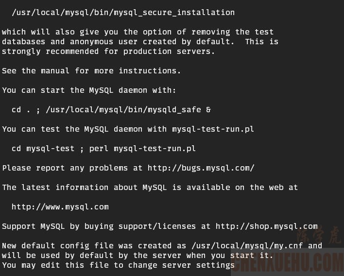 CentOS-6.8下编译安装MySQL-5.6.30